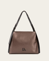 Bolso Hombro Mireya - Nylon - Marrón