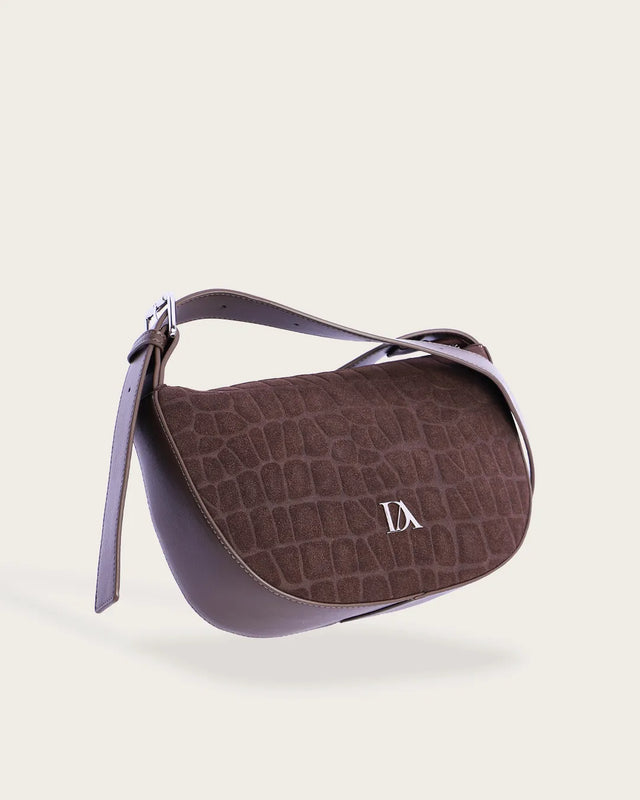 Bolso de Hombro Alhelí - Marrón