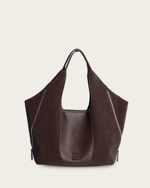 Bolso de Hombro Azucena - Marrón