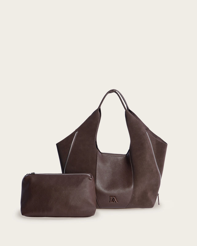 Bolso de Hombro Azucena - Marrón