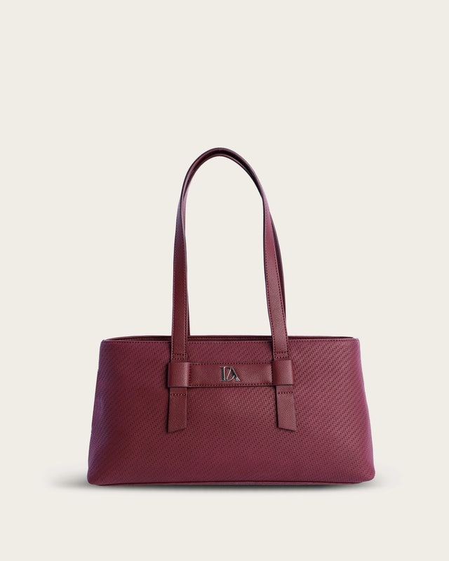 Bolso de Hombro Nerine - Burdeos