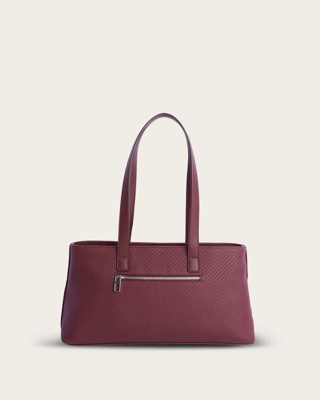 Bolso de Hombro Nerine - Burdeos