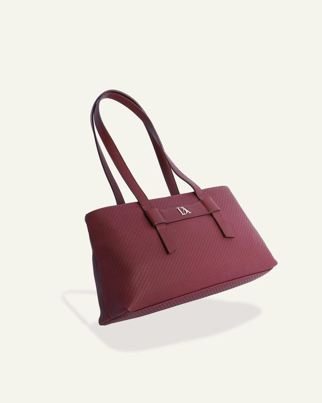 Bolso de Hombro Nerine - Burdeos