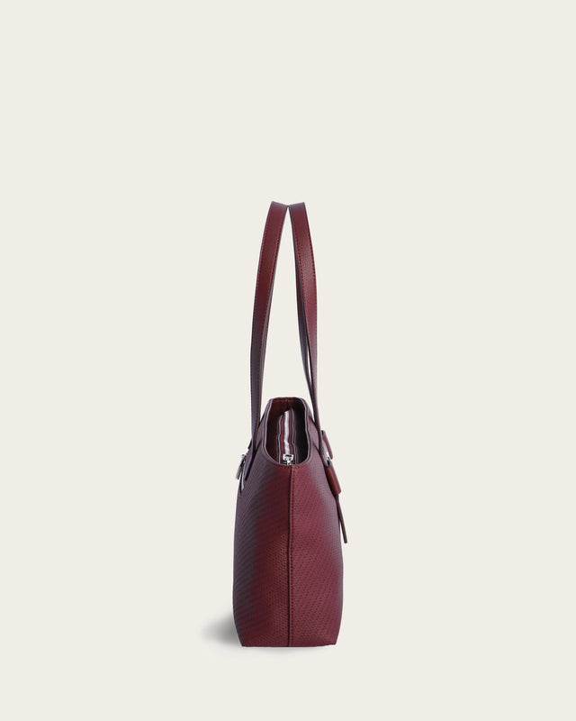 Bolso de Hombro Nerine - Burdeos