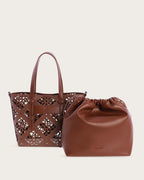 Bolso Mano Mujer Irisa - Marrón