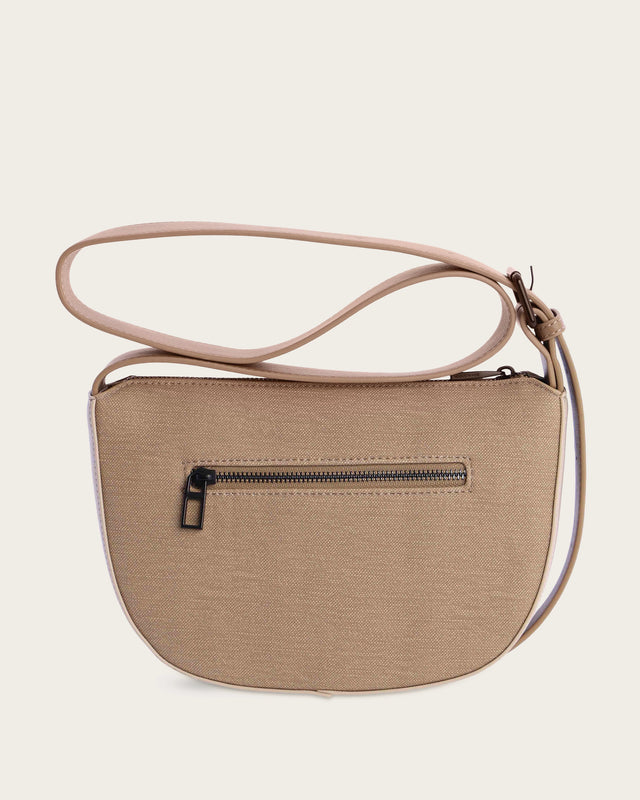 Sac bandoulière femme Tropic - Marron