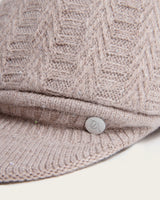 Gorra de Invierno con Pompón - Beige