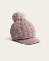 Gorra de Invierno con Pompón - Rosa