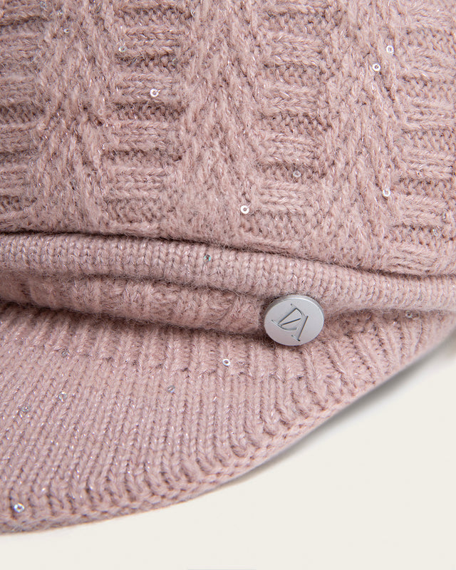 Gorra de Invierno con Pompón - Rosa