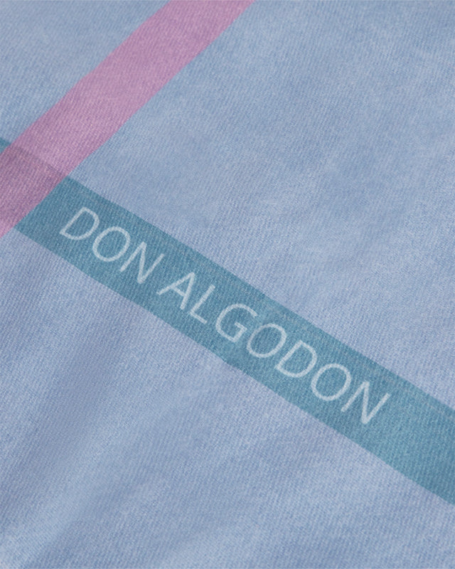 Bufanda de Lana Rayas - Azul