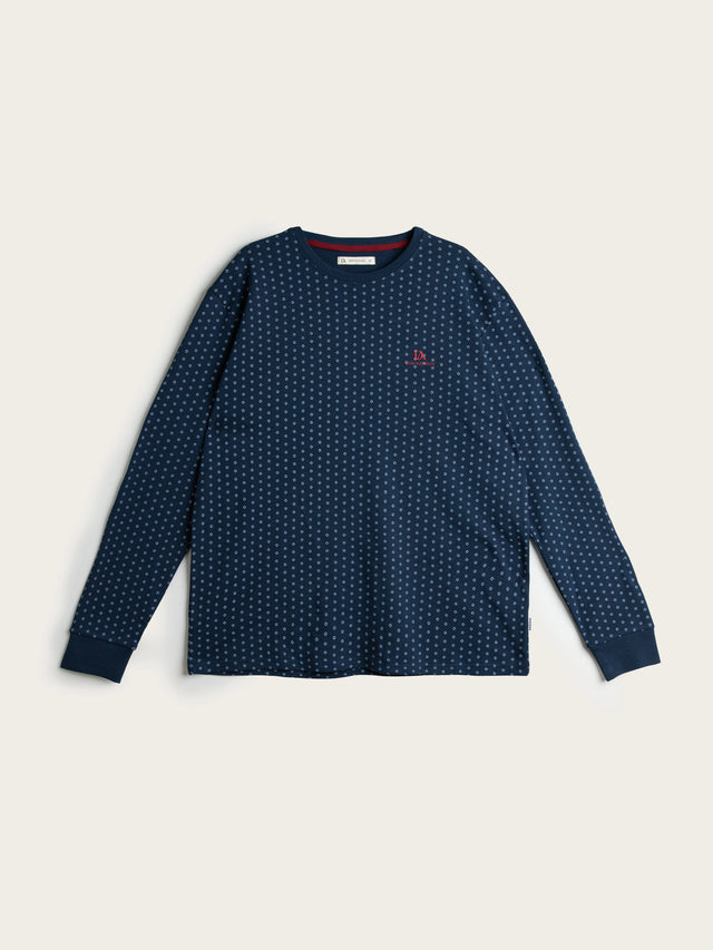 Pijama Largo Hombre Connor - Azul