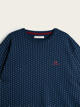 Pijama Largo Hombre Connor - Azul
