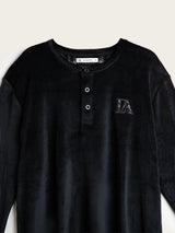 Pijama Largo Hombre Blanket - Negro