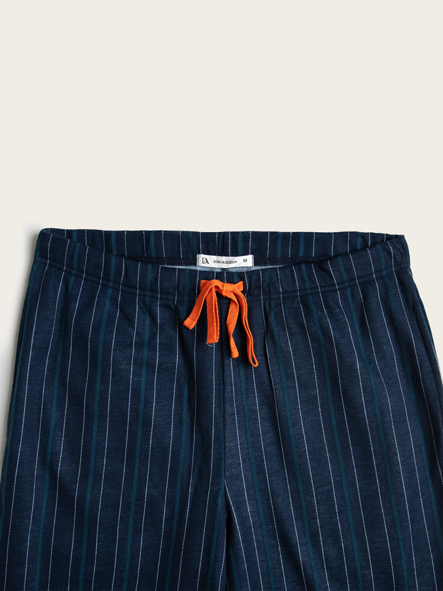 Pijama Largo Hombre Hickory - Azul Pizarra
