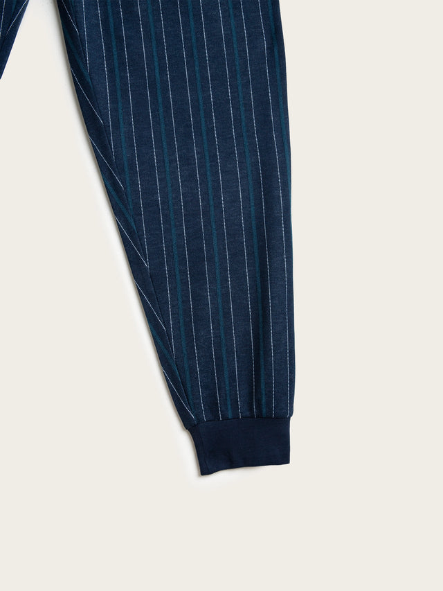 Pijama Largo Hombre Hickory - Azul Pizarra