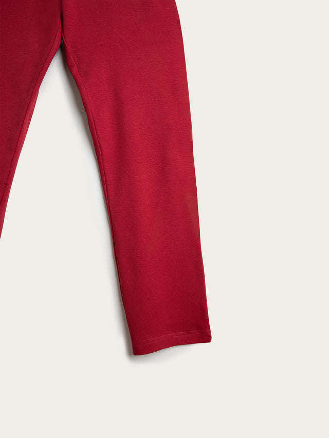 Pijama Largo Mujer Cachemire - Rojo carmesí