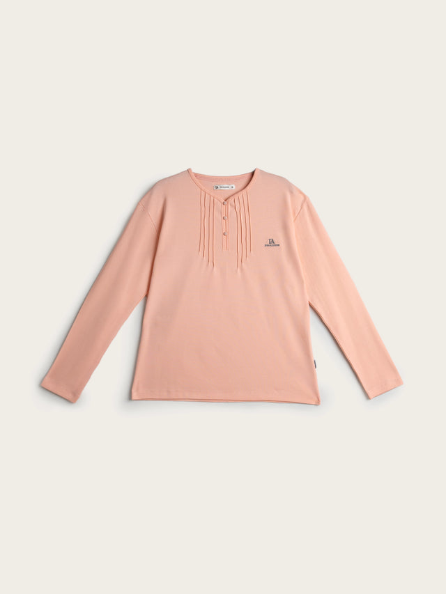 Pijama Largo Mujer Yantra - Salmón claro