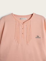 Pijama Largo Mujer Yantra - Salmón claro