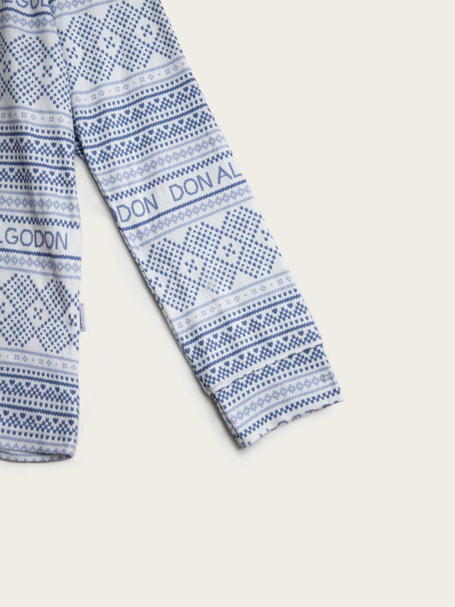 Pijama Largo Mujer Ice - Gris