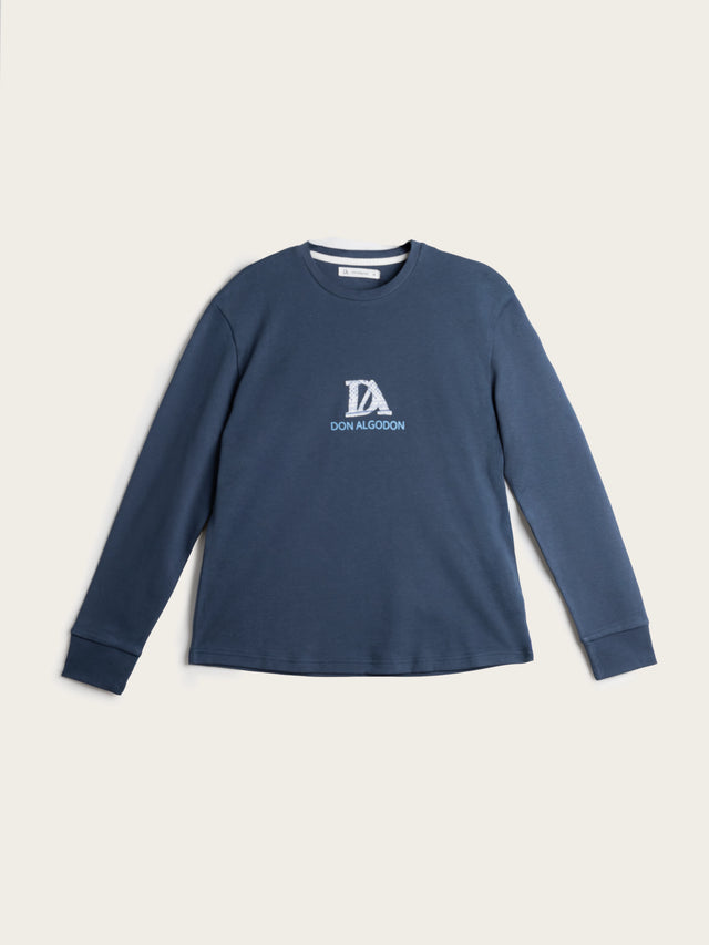 Pijama Largo Mujer Snow - Azul