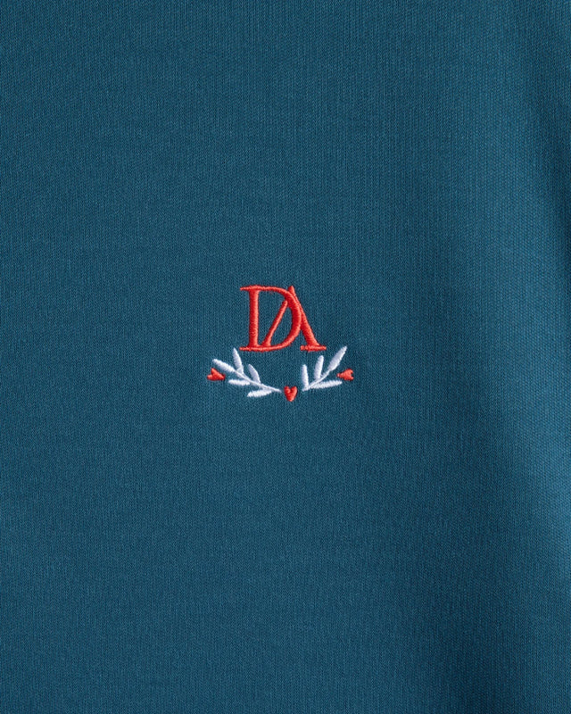 Pijama Largo Mujer Heart - Azul Pizarra