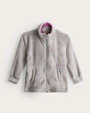 Bata Corta Niña Dot - Gris