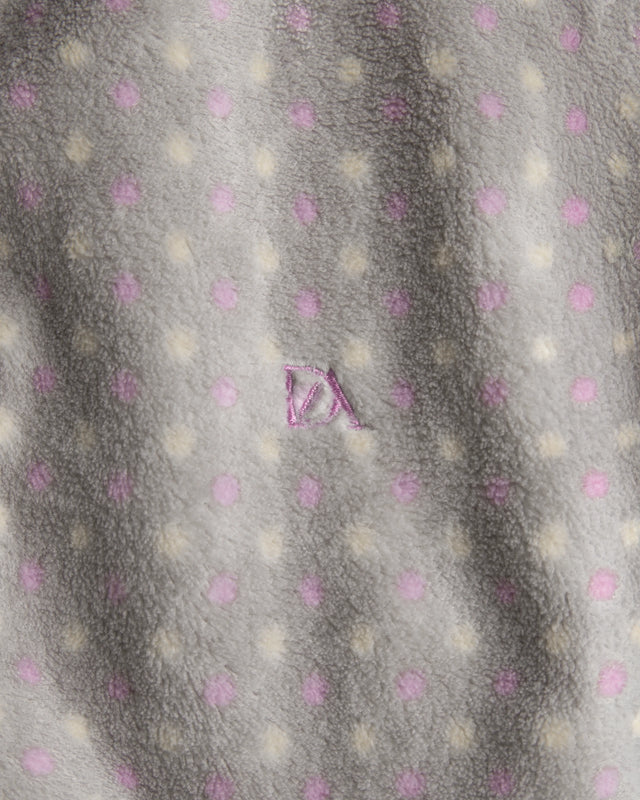 Bata Corta Niña Dot - Gris