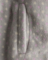 Bata Corta Niña Dot - Gris