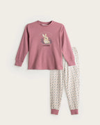 Pijama Largo Niña Koni - Rosa
