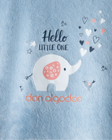 Pijama Largo Niña Elephant - Cielo