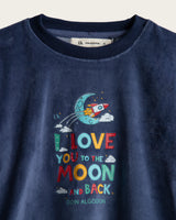 Pijama Largo Coralina Niño - Azul Marino