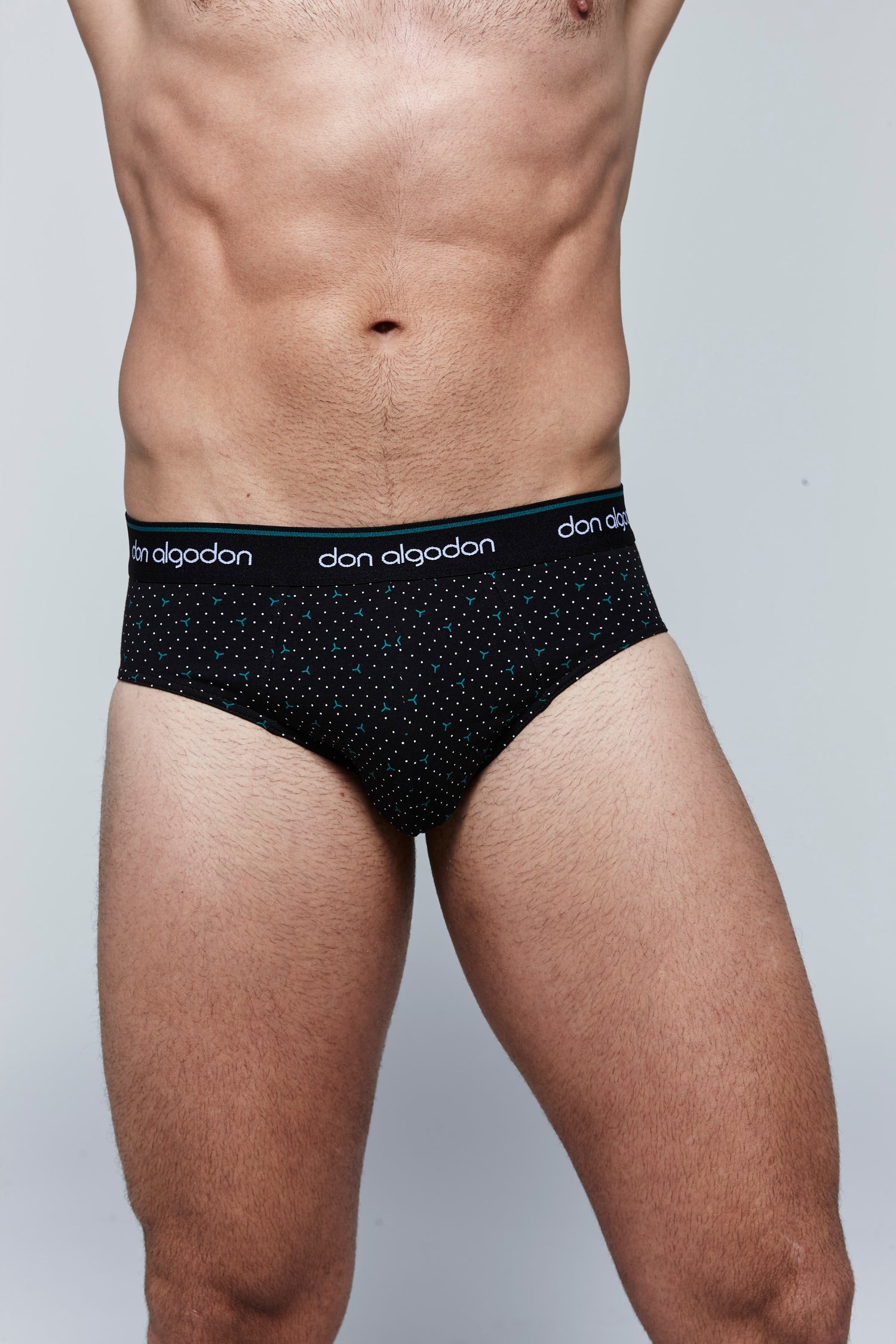 Calzoncillo Slip Estampado Hombre Algodón - Pack 2