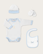 Set Bebé 5 Piezas Conejito Cometa - Azul Bebé