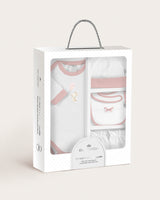 Set Bebé 5 Piezas Conejito Cometa - Rosa Bebé