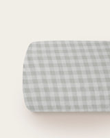 Housse de couette Elia en coton imprimé nordique - 150 fils - Gris