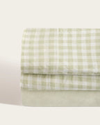 Sábana Encimera Elia Algodón - 150 Hilos - Verde