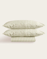 Housse de Couette Imprimée Elia Coton - 150 Fils - Vert