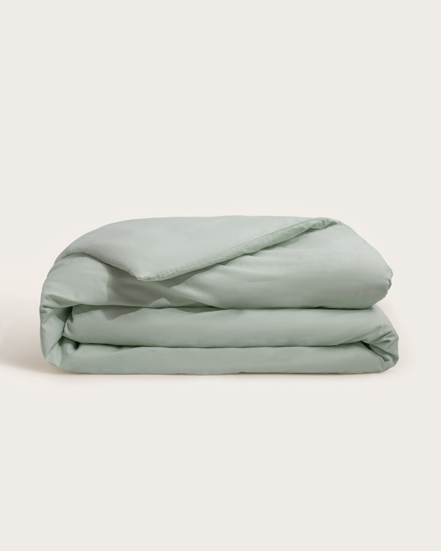 Funda Nórdica Percal - Algodón 180 hilos - Verde Mar