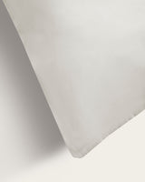 Funda Nórdica Percal - Algodón 180 hilos - Gris