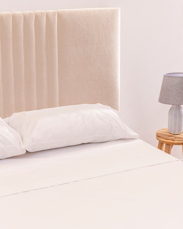 Juego de Sábanas Veria - Algodón 200 hilos - Blanco