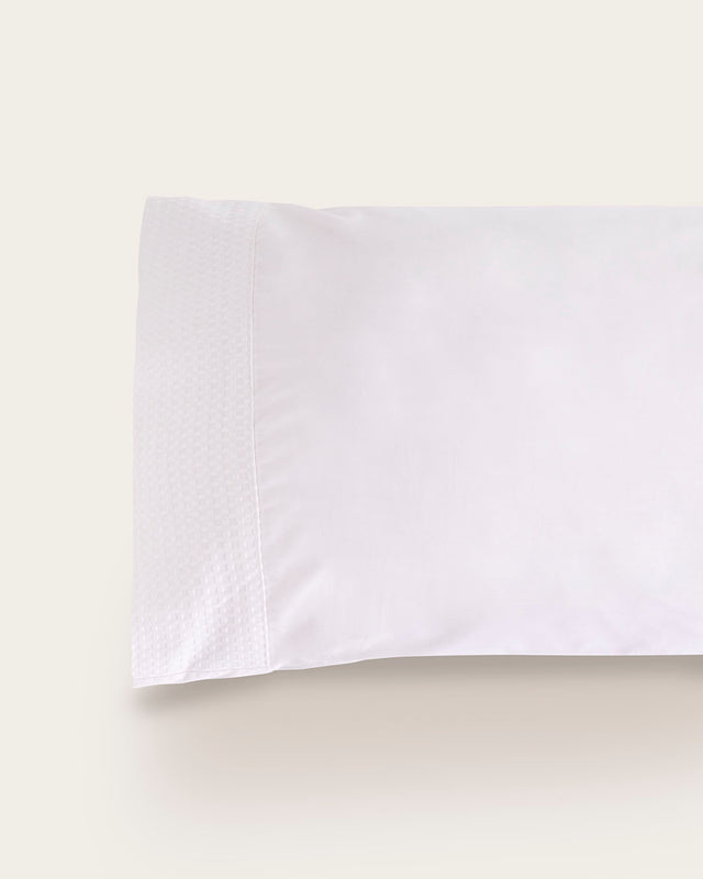 Juego de Sábanas Veria - Algodón 200 hilos - Blanco