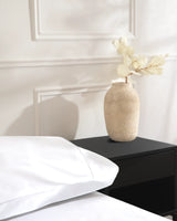 Funda de Almohada Satén Elba - 300 Hilos - Blanco