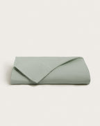 Sábana Encimera Percal - Algodón 180 hilos - Verde Mar