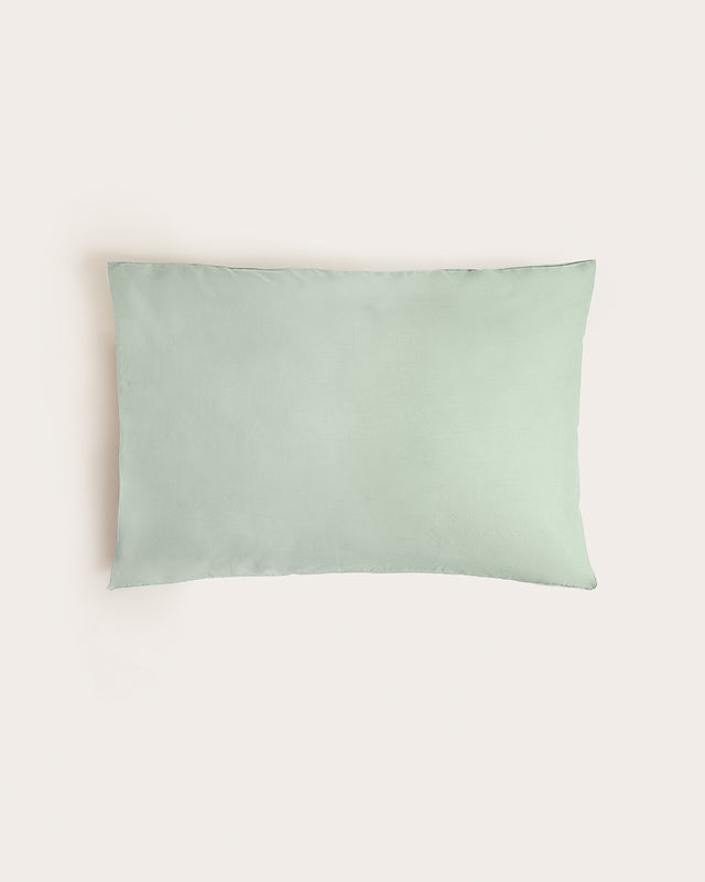 Taie d'oreiller en percale - Coton 180 fils - Vert Mer