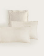 Funda de Almohada Percal - Algodón 180 hilos - Beige