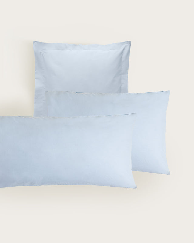 Funda de Almohada Percal - Algodón 180 hilos - Cielo