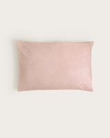 Funda de Almohada Percal - Algodón 180 hilos - Rosa Palo