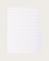 Alfombrilla de Baño Ribs - Algodón 1000 g/m² - Blanco