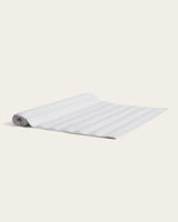 Tapis de Bain Ribs - Coton 1000 g/m² - Blanc