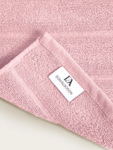 Tapis de bain Ribs - 100 % coton 1000 g/m² - Rose Craie
